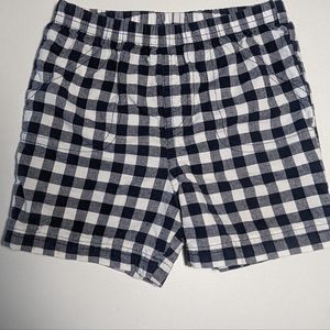 Carter's 12M Blue White Checkered Shorts